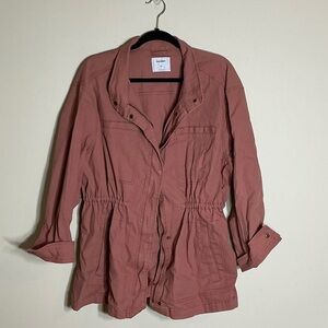 Old Navy Dusty Rose Utility Jacket